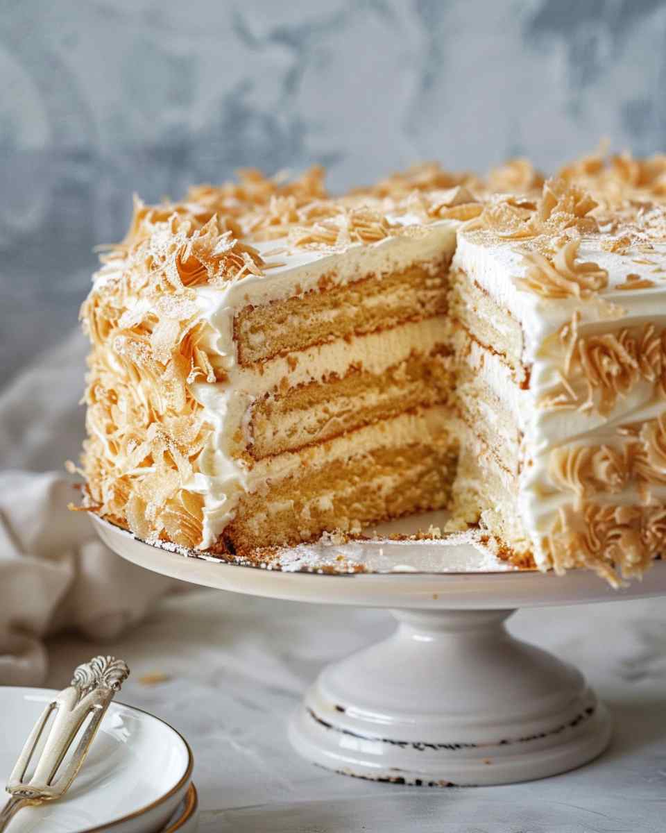 Decadent Layers of a Russian Napoleon Cake