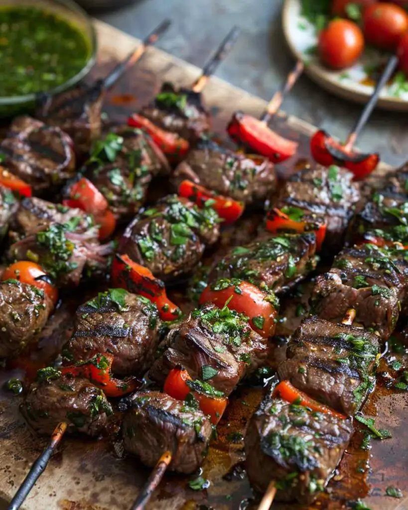 Grilled Steak Kebabs