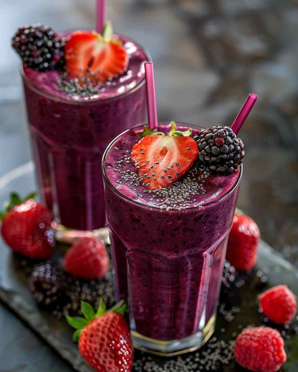 Berry Purple Power Smoothie
