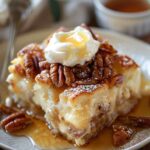 Bread Pudding with Butter Rum Sauce