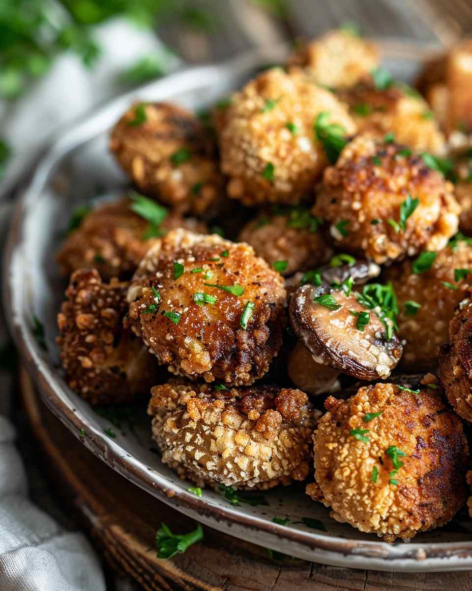 Keto Fried Mushrooms For Side Dish