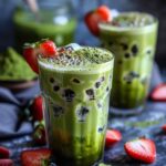 Iced Strawberry Matcha Latte