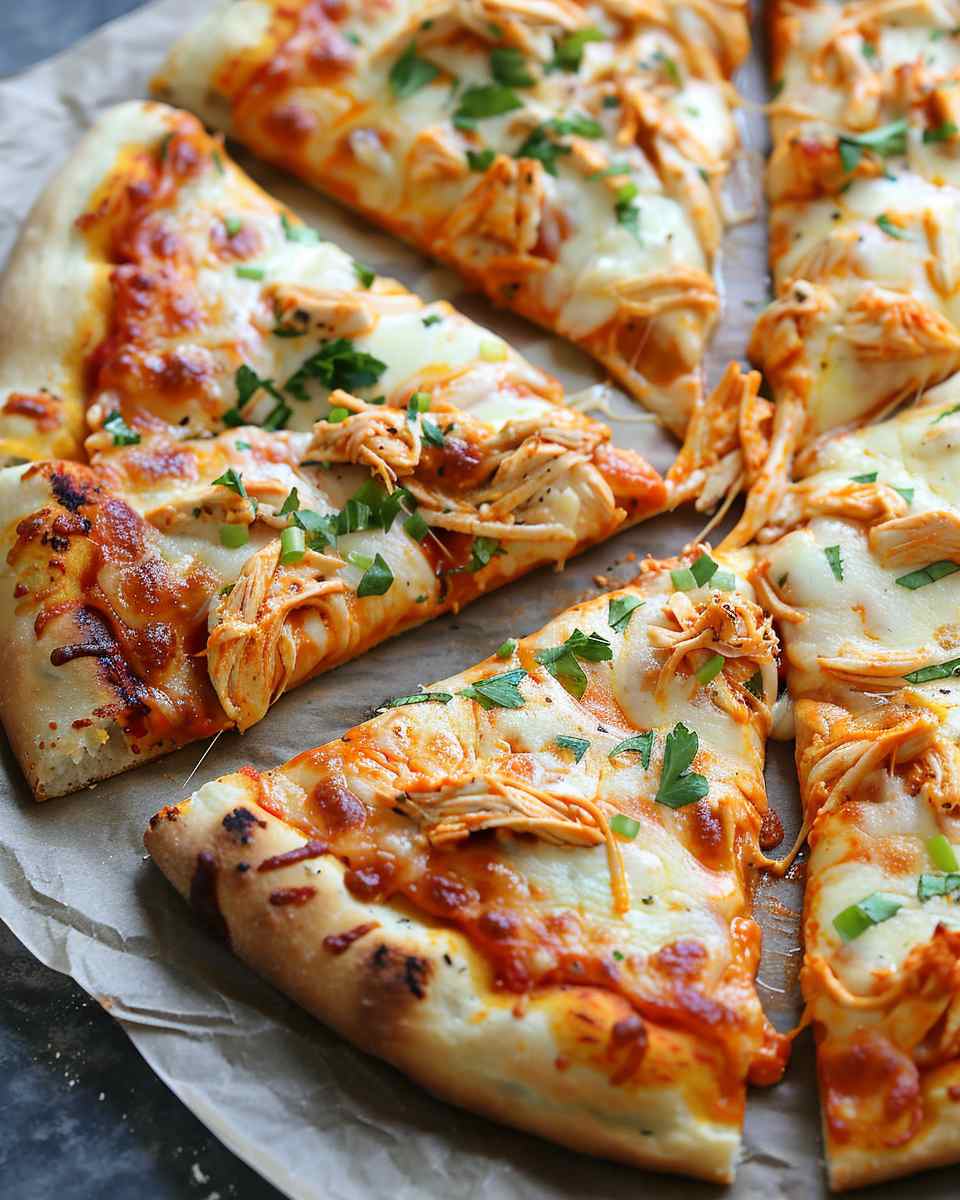 Easy Buffalo Chicken Pizza