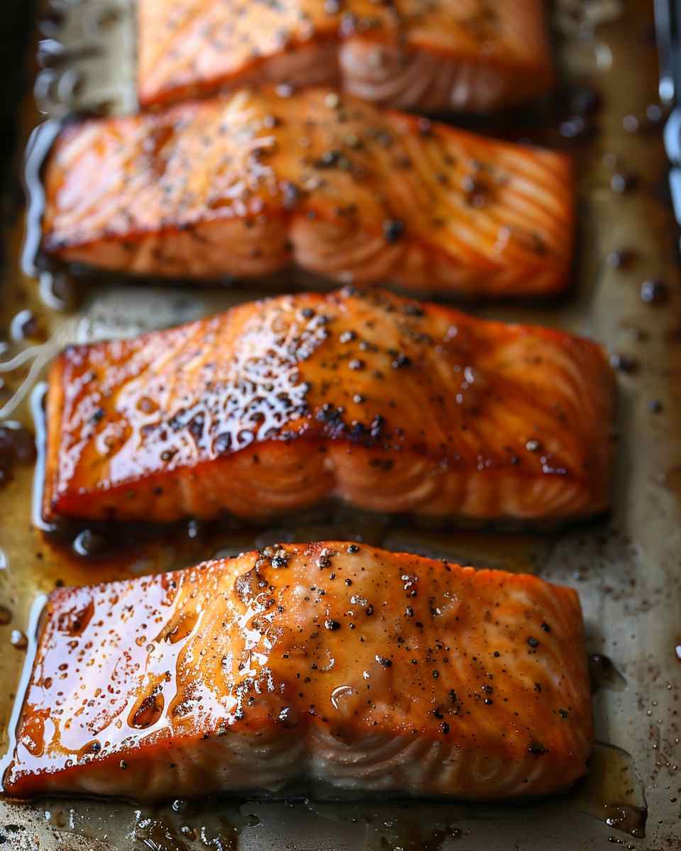 Irresistible Sweet Maple Glazed Salmon Fillets