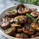 Keto Fried Mushrooms For Side Dish