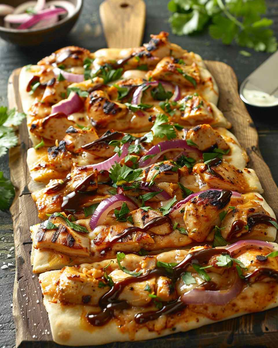 BBQ Chicken Flatbreads