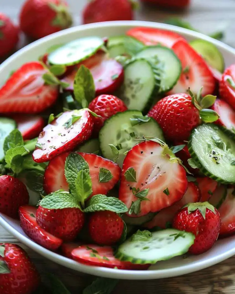 20-Minute Strawberry Cucumber Salad