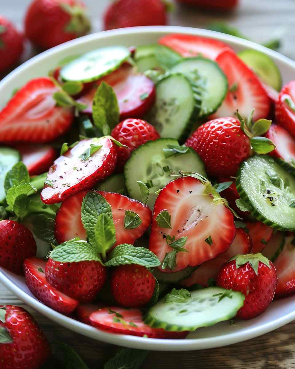 20-Minute Strawberry Cucumber Salad