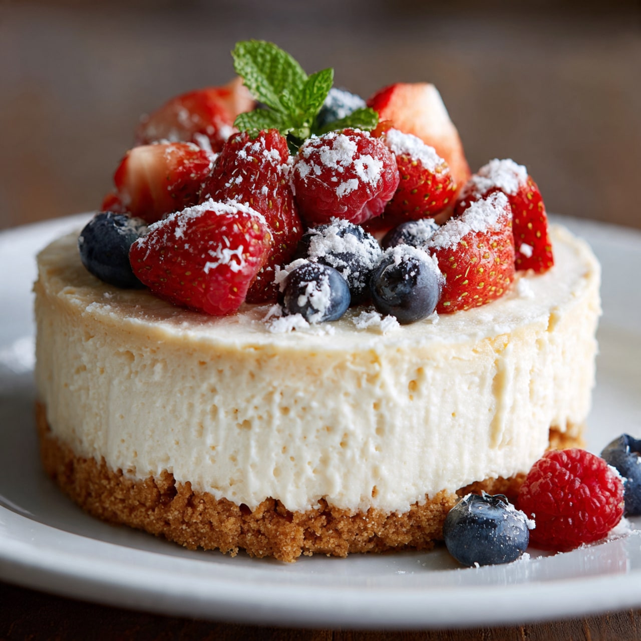 No-Bake Protein Cheesecake