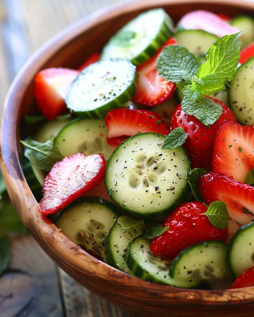 20-Minute Strawberry Cucumber Salad