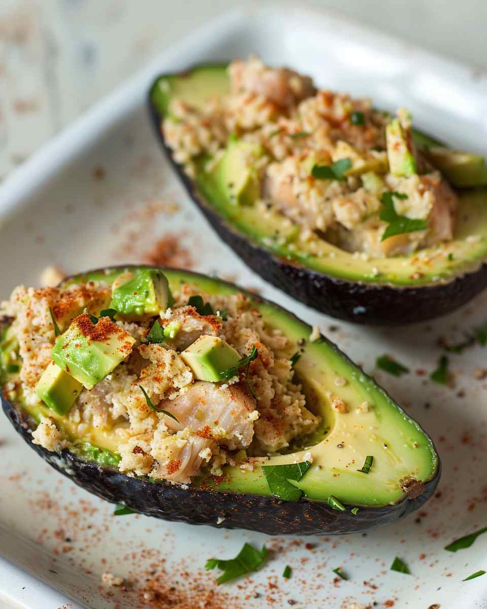 Tuna Stuffed Avocados