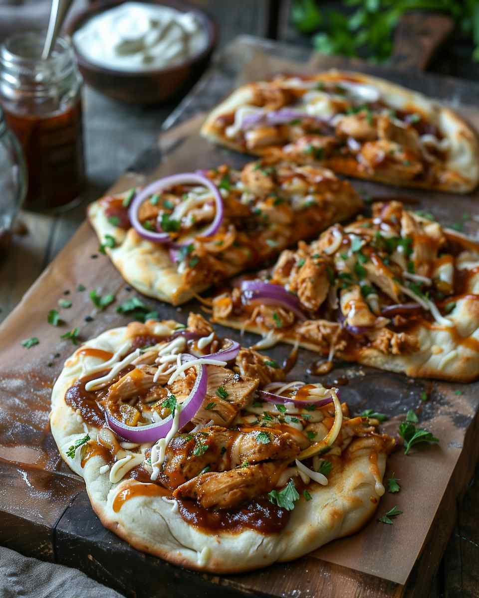 BBQ Chicken Flatbreads