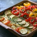 Roasted Peppers & Zucchini