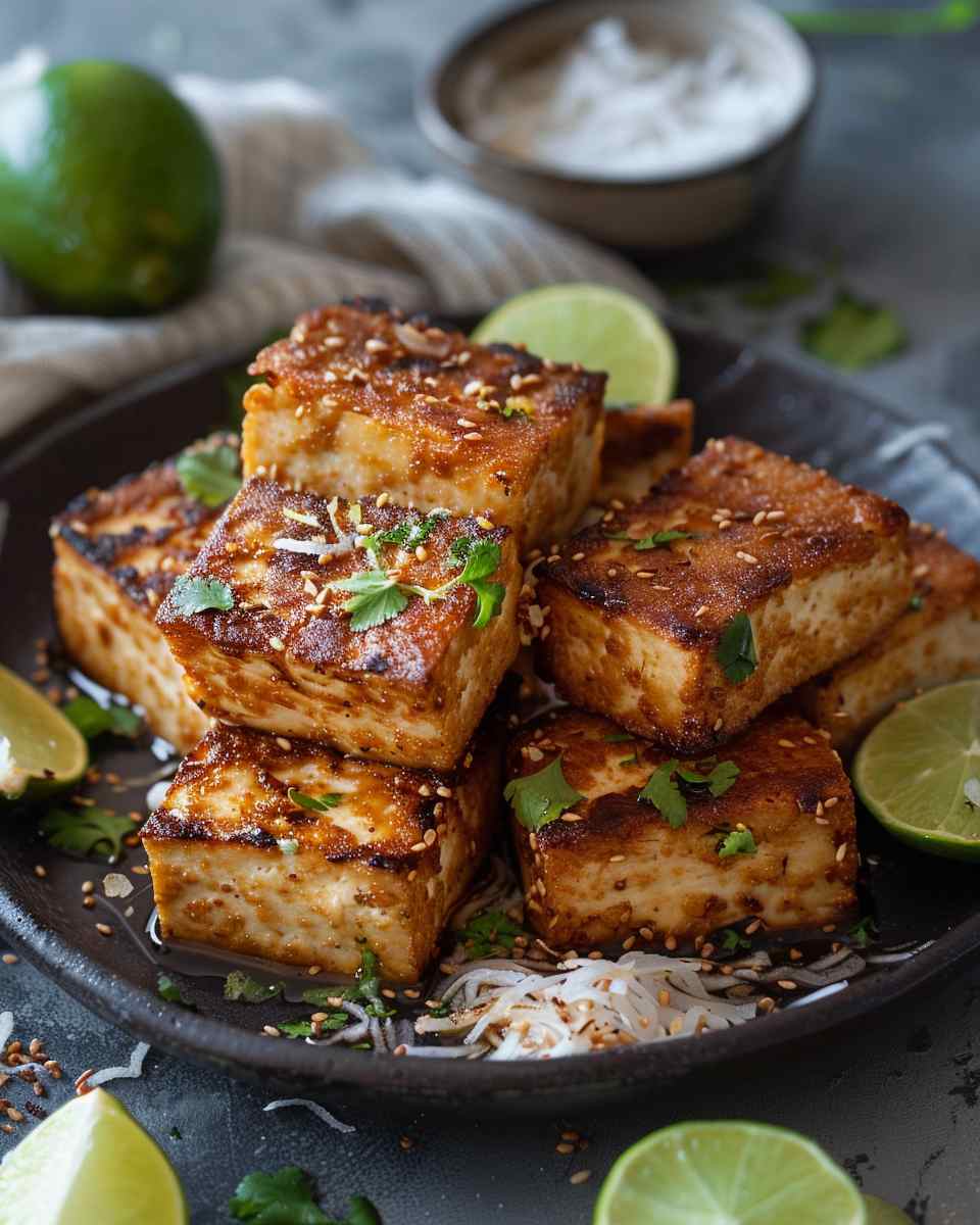 Tasty Coconut Lime Tofu