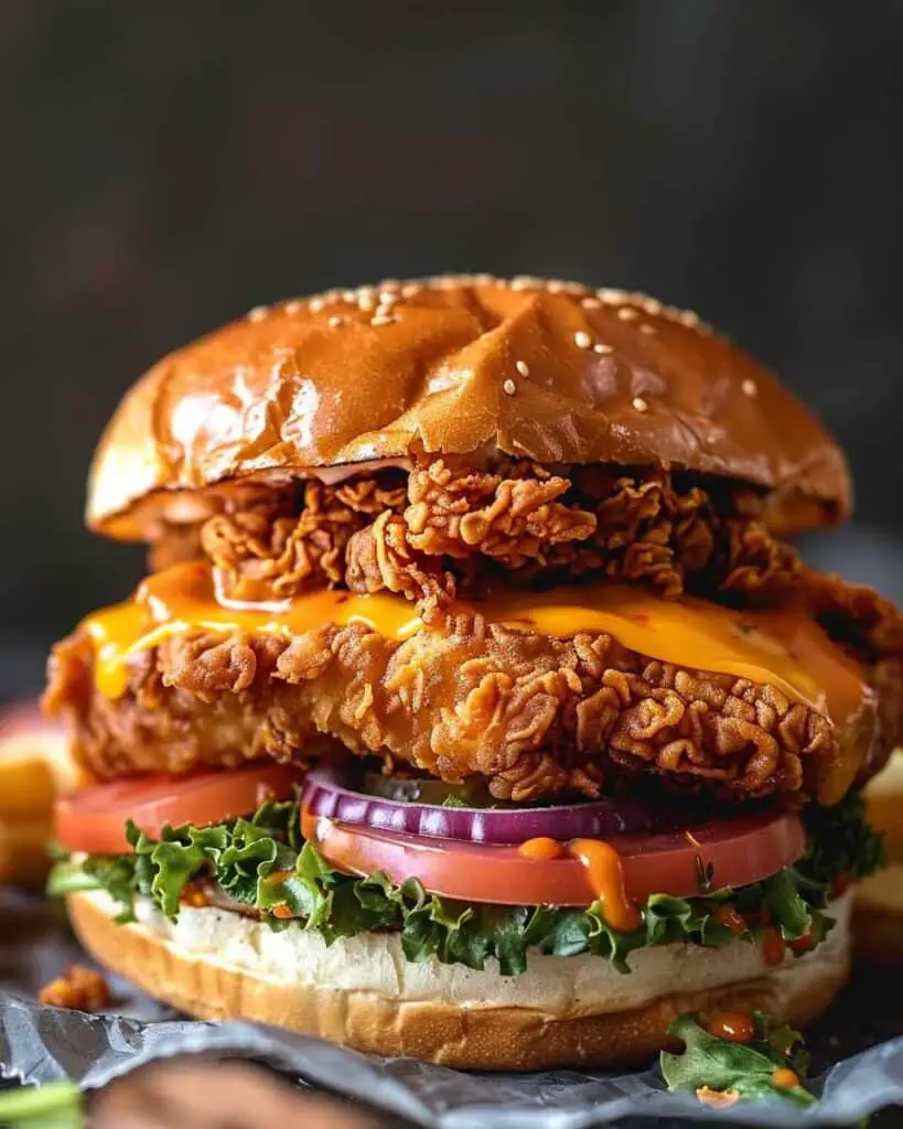 Cowboy Butter Crispy Chicken Sandwich