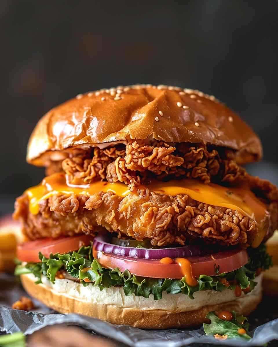 Cowboy Butter Crispy Chicken Sandwich