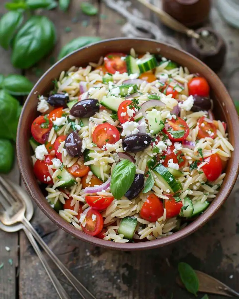 Greek Orzo Salad