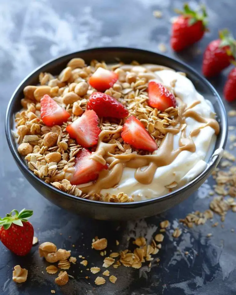 Greek Yogurt Peanut Butter Bowl