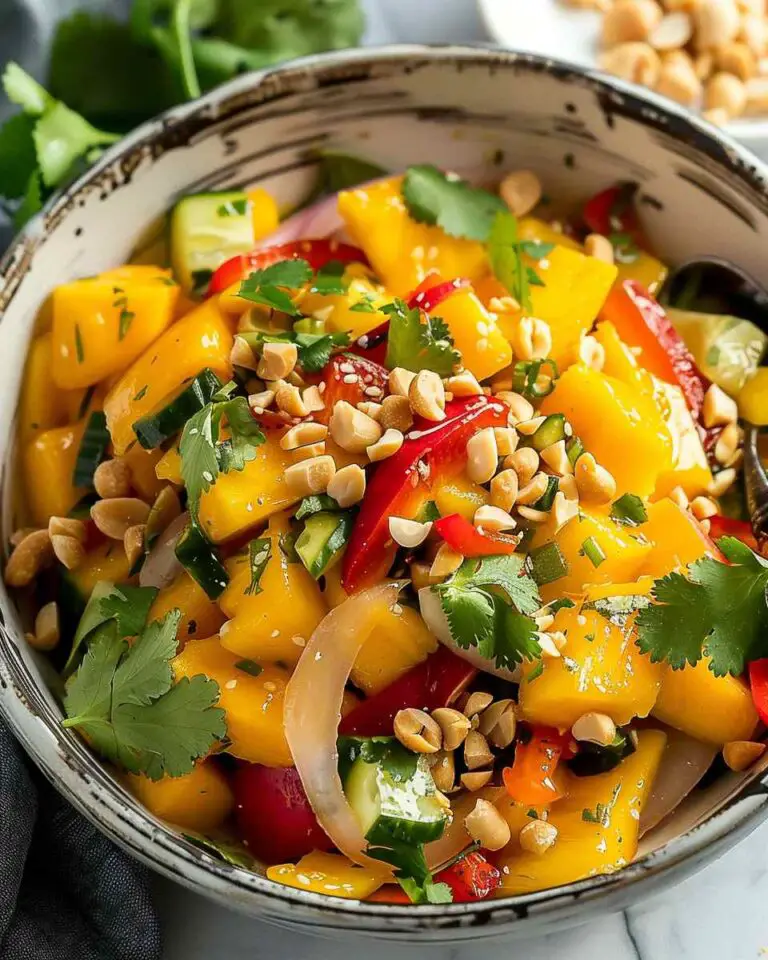 Zesty Thai Mango Salad with Crunchy Peanuts