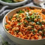 Baked Carrot and Chickpea Salad