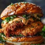 Cowboy Butter Crispy Chicken Sandwich
