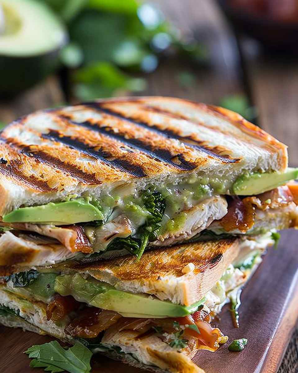 Chicken and Avocado Panini