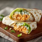 Greek Yogurt Buffalo Chicken Wrap