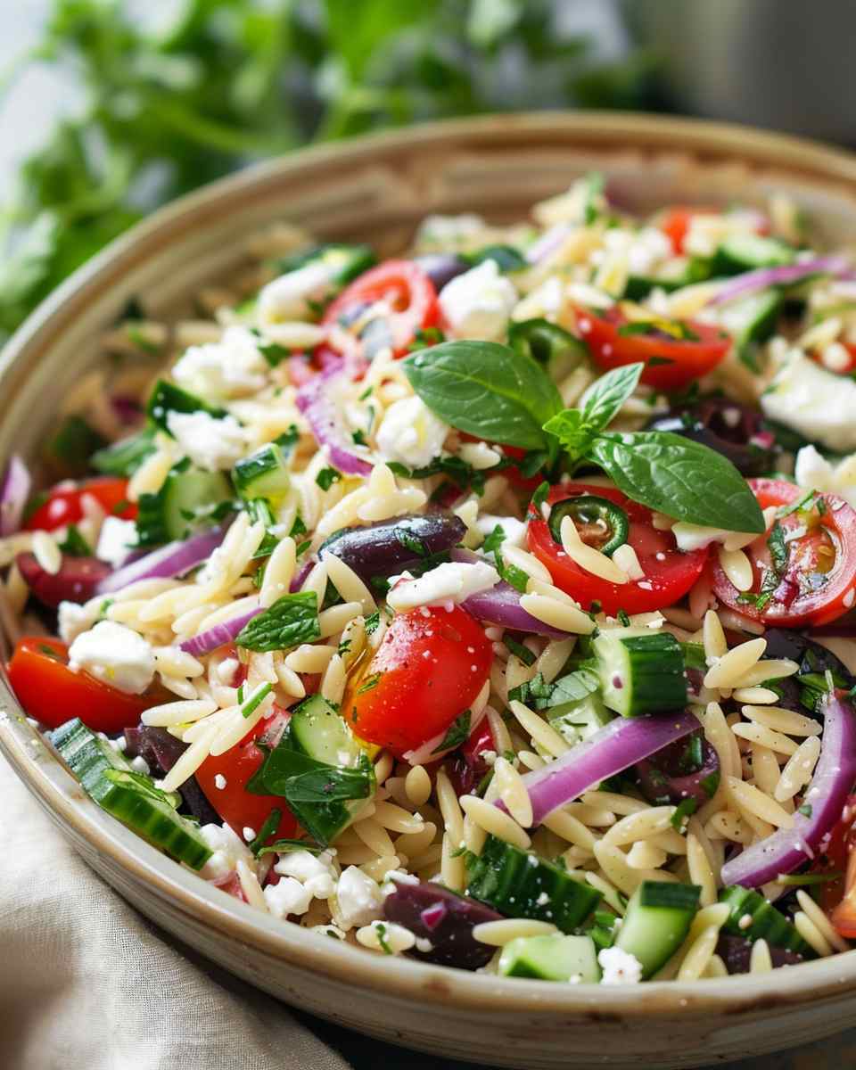 Greek Orzo Salad