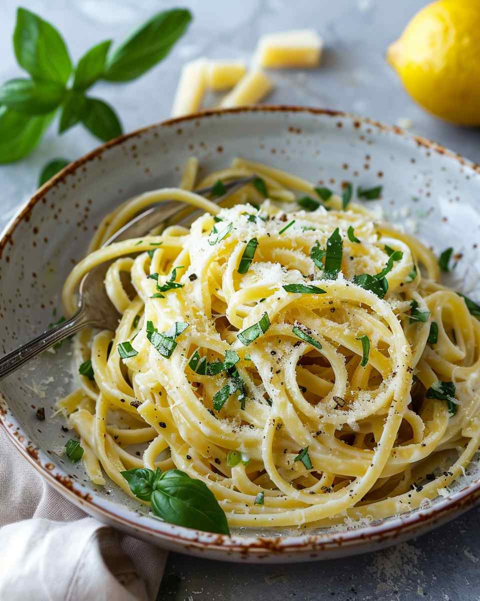 Pasta with Five Fresh Herbs