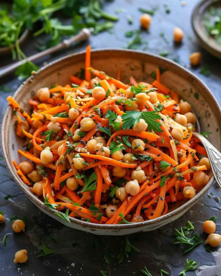 Baked Carrot and Chickpea Salad