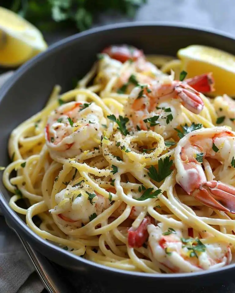 Creamy Lobster Pasta With Lemon Cream Sauce