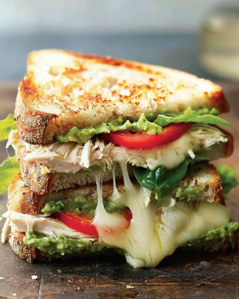 Chicken Avocado Melt Sandwich
