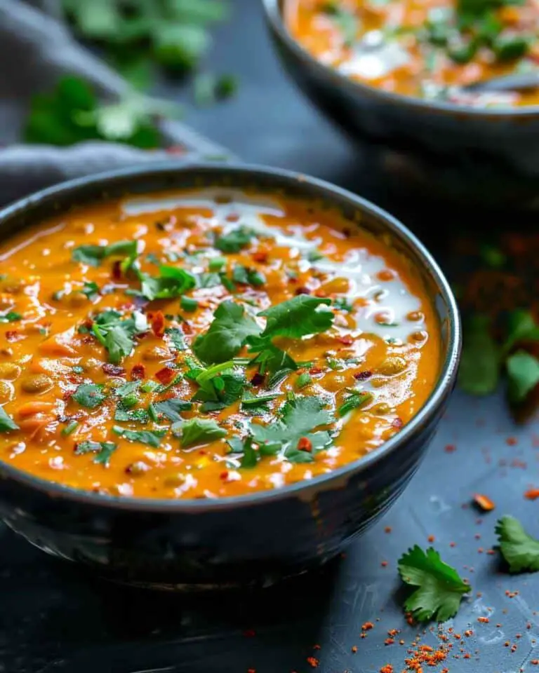 Vegan Coconut Curry Lentil Soup