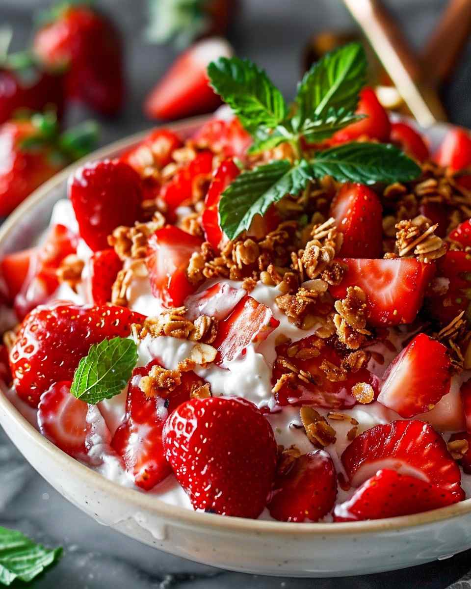 Strawberry Crackle Salad