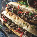 Ground Beef Philly Cheesesteaks For Lunch
