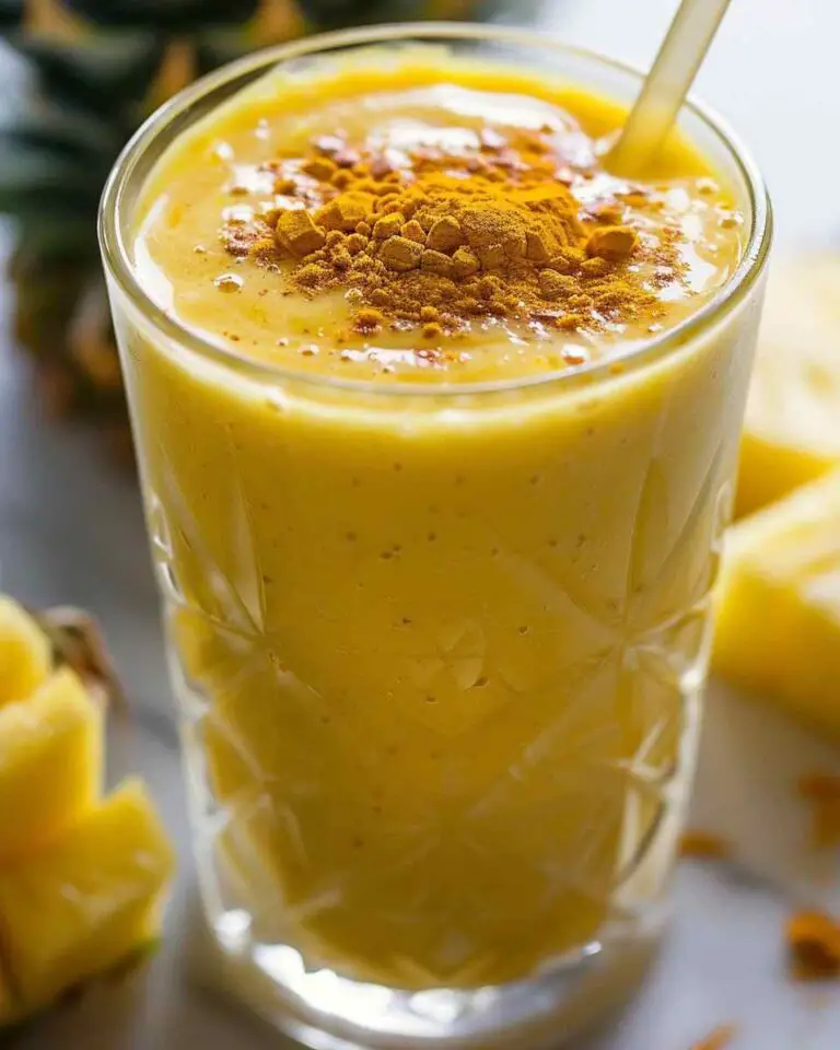 Protein Pineapple Turmeric Smoothie