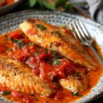 Quick Tilapia in Roasted Pepper Sauce