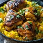 Easy Baked Curry Spiced Chicken Thighs