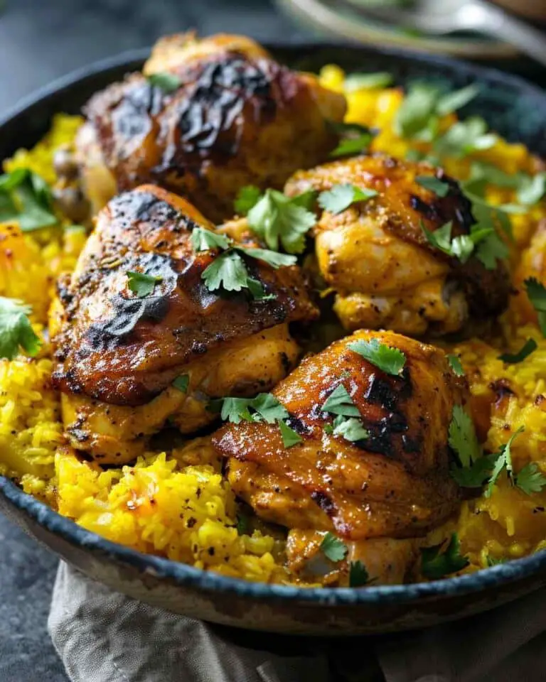 Easy Baked Curry Spiced Chicken Thighs