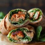 Blackened Salmon Caesar Wraps
