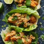 Honey-Lime Chicken Cauliflower Rice Lettuce Wraps