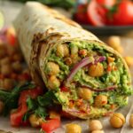 Chickpea and Avocado Wrap