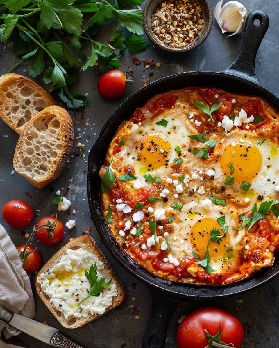 Shakshouka Toast 5 Shakshouka Toast