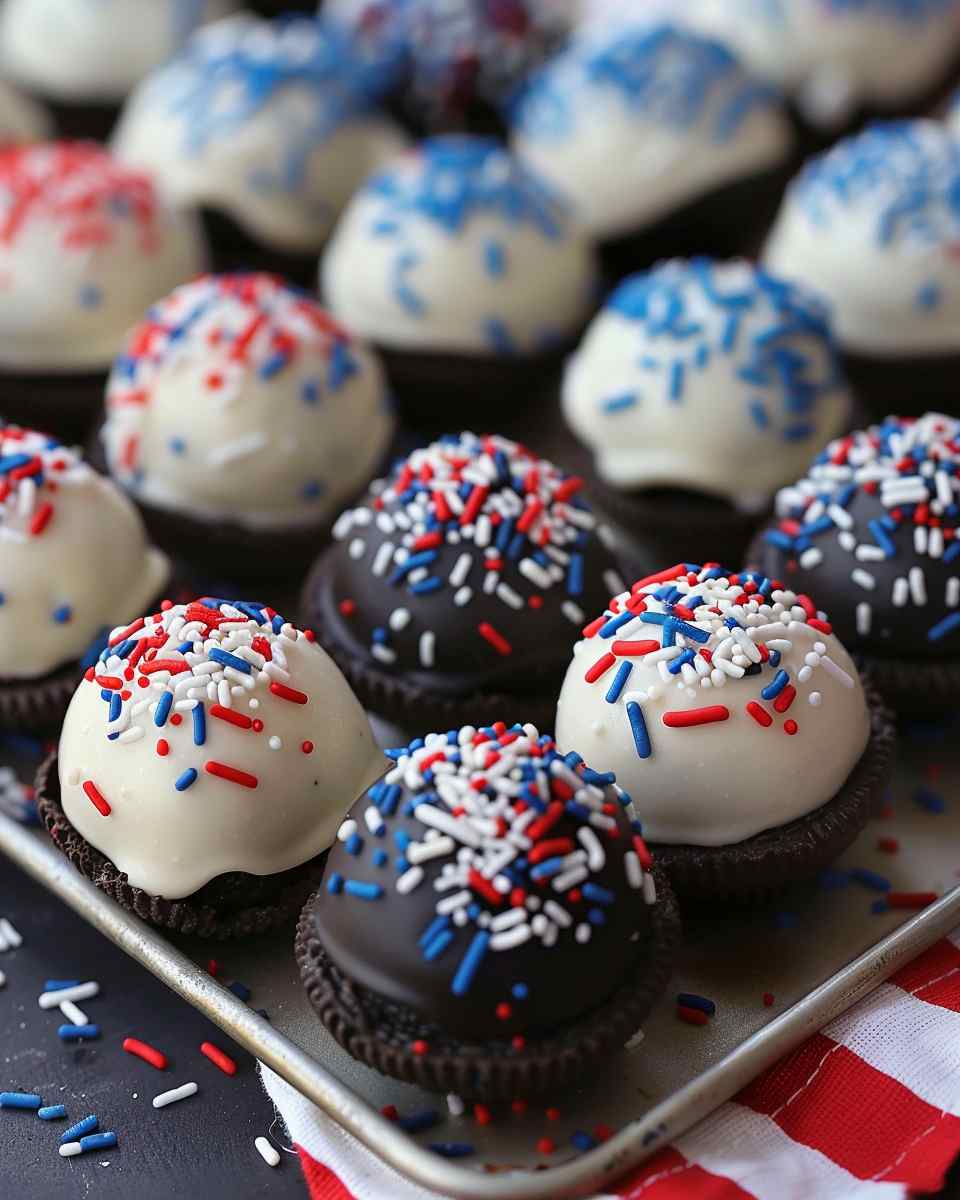 Patriotic Oreo Balls Recipe 6 Patriotic Oreo Balls Recipe