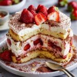 Strawberry Tiramisu For Summer