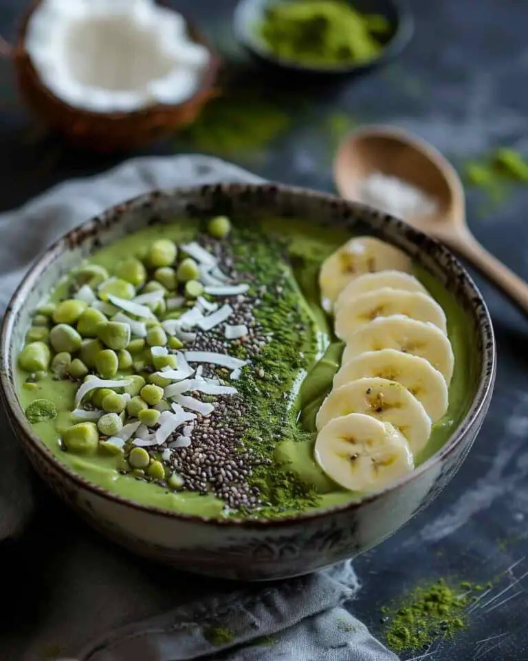 Matcha Coconut Smoothie Bowl