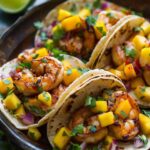 Chili Lime Shrimp Tacos with Mango Salsa