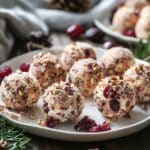 Cranberry Pecan Goat Cheese Balls