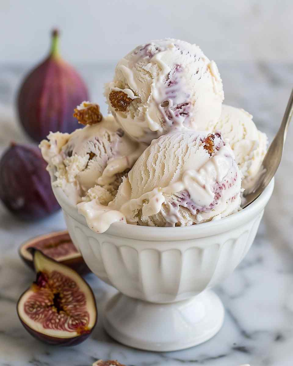 Fig And Ricotta Ice Cream