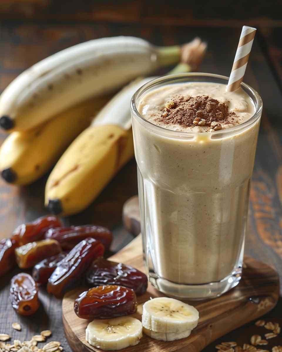 Creamy Banana Date Smoothie 5 Creamy Banana Date Smoothie